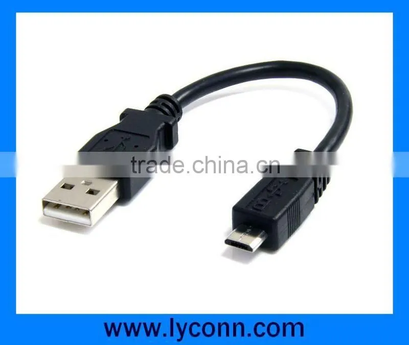 2.0 high speed Mirco USB Cable A to Mirco B UL approval