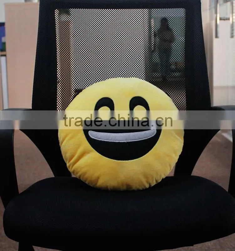 2015 Hot sale pp cotton whatsapp emoji pillow cute Smiley Emoticon Cushion plush toy emoji pillow
