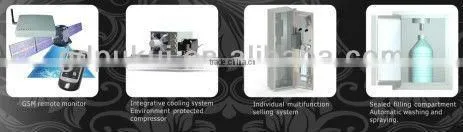Coin receiver and IC card Full auto Milk Dispenser/Milk Vending Machines/Station for sale Milk