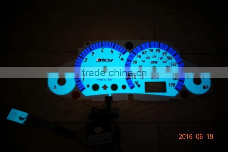 Superior quality EL auto Meter / EL glow car Meter / EL glow auto Meter