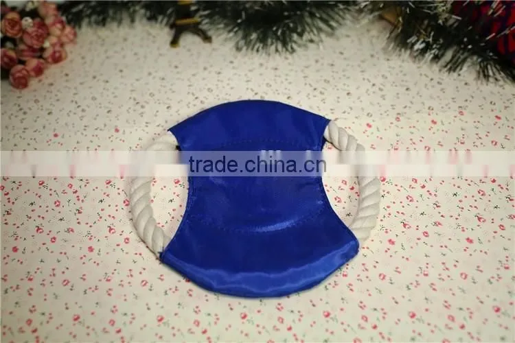plush pet toy dog frisbee
