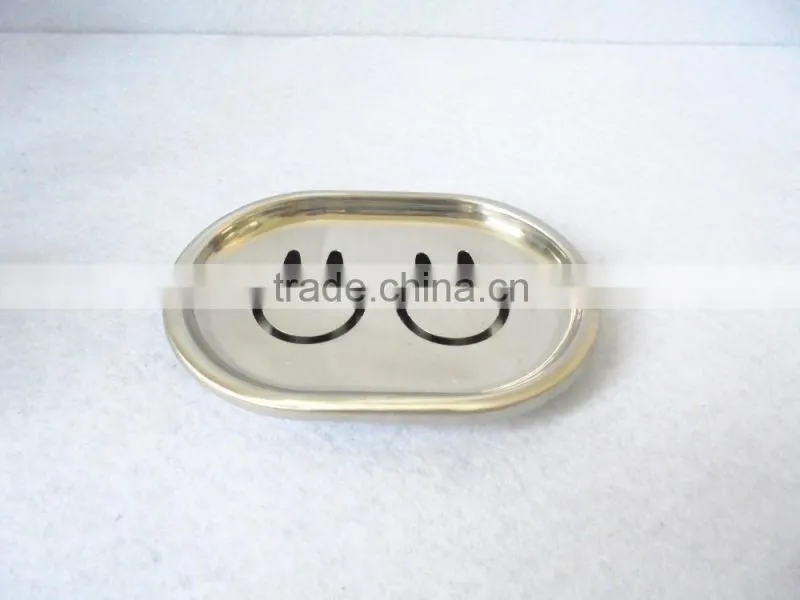 Elegant stainless steel soap dish