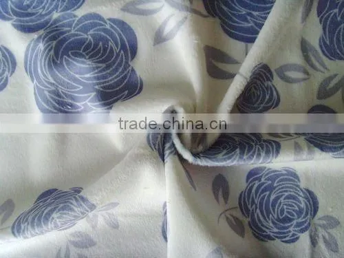 printed velvet fabric for lining mattress printing fabric