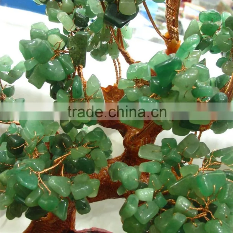 beautiful natural rock aventurine crystal trees