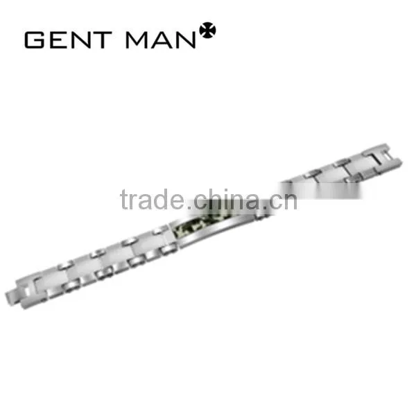 latest jewelry design camo design unique stianless steel bracelet watch