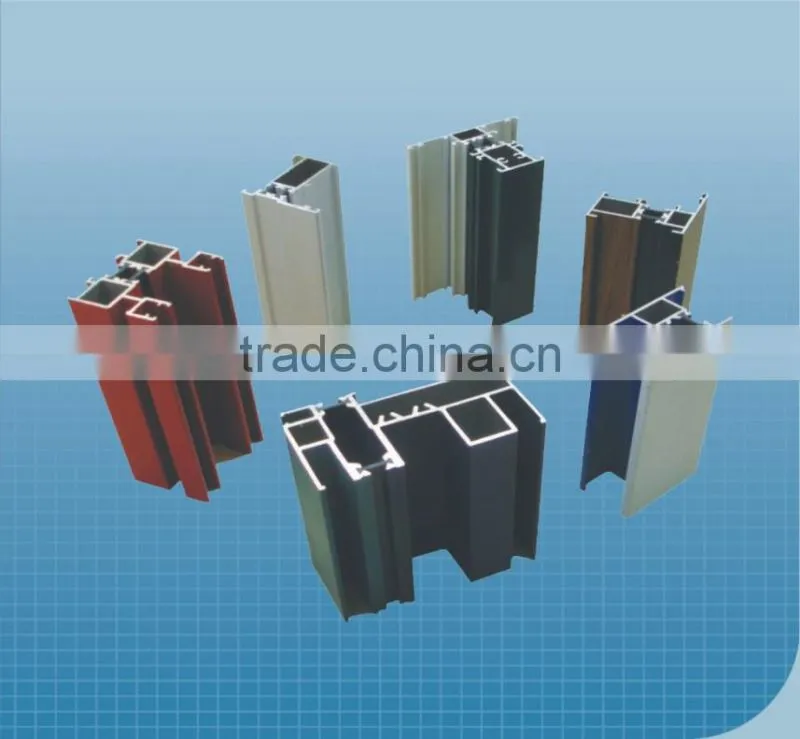 aluminium profile powder coated catalogs /aluminium extrusion profile for hinge/polycarbonate aluminium profile 6063T5 alloy OEM