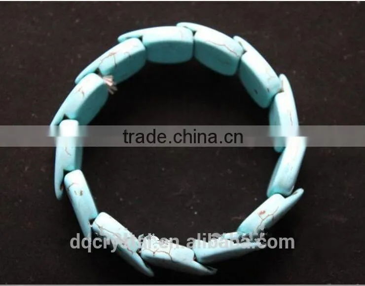 turquoise stone beaded bracelet