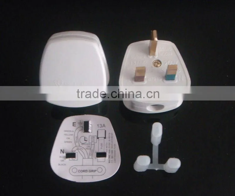 British style double 13A british plug switched socket with neon and 2 USB