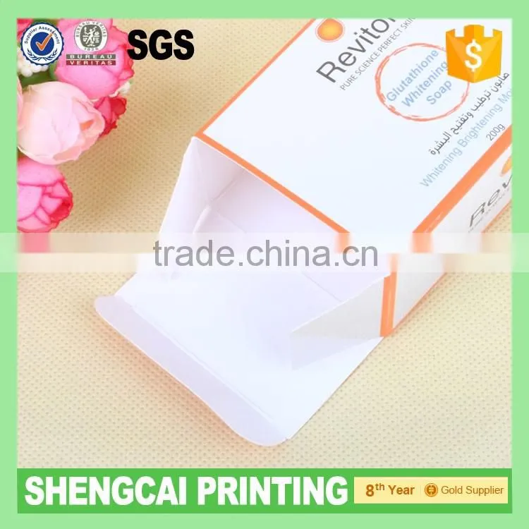 Matt lamination paper soap box for USA shop