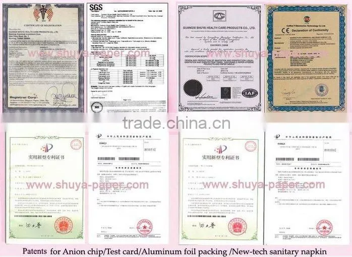 To be agent of Shuya brand for Sanitary Napkin Anion