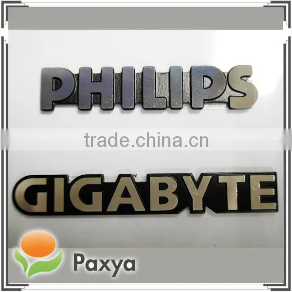Customized Aluminum extrusion metal logo labels