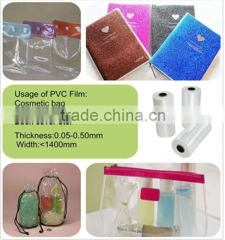 Blue PVC Clear Sheet Jiangsu Hot Sale Plastic Film for Packaging Bags