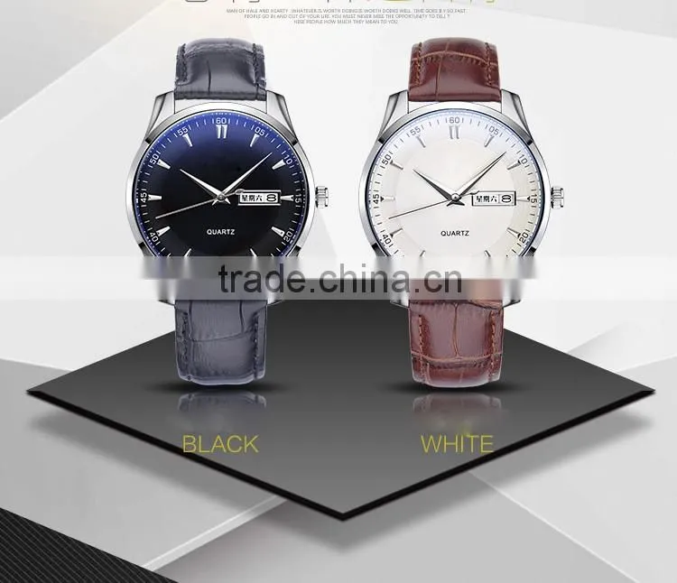Luxury New Arrival Factory Price Business Men Leather Watch