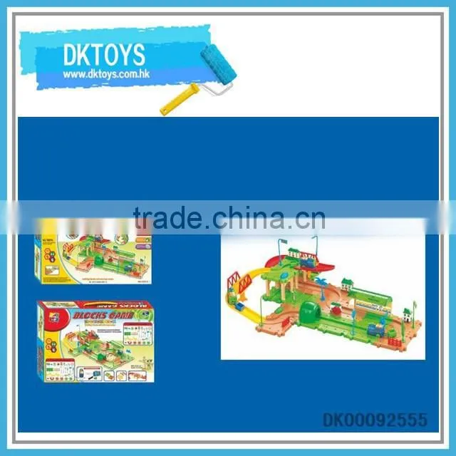 2016 funny design battery operated block train toy,b/o toy train