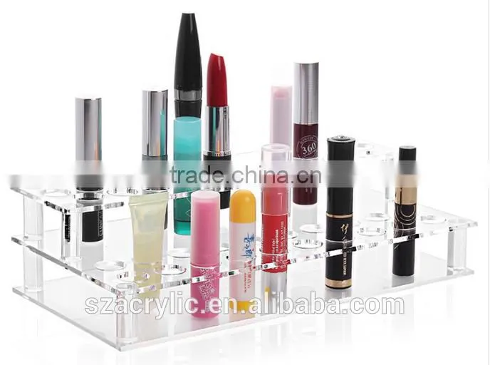 Acrylic Lipstick display box cosmetic holder