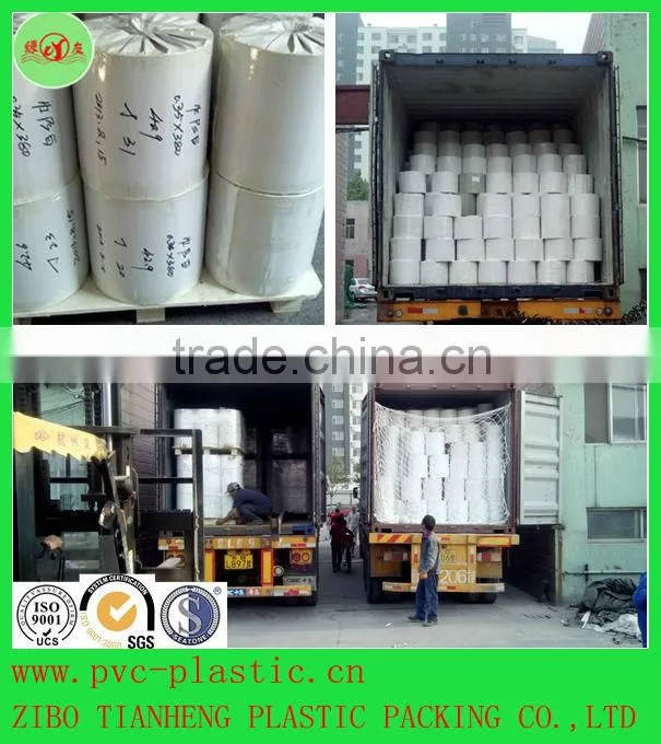 Hot sale pvc sheet with corona treatment to printing