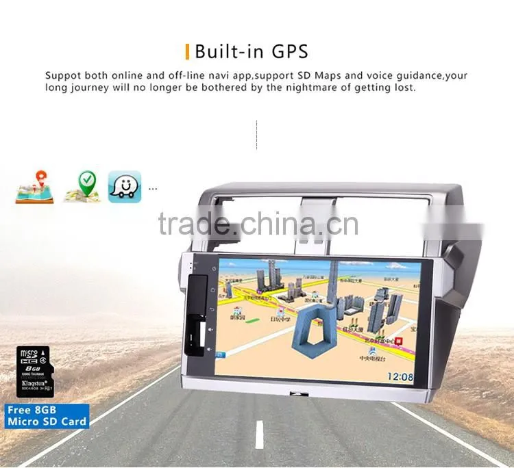 Cheap 10.2 Inch Dynamic Background Pictures Selectable car gps android dvd player for toyota