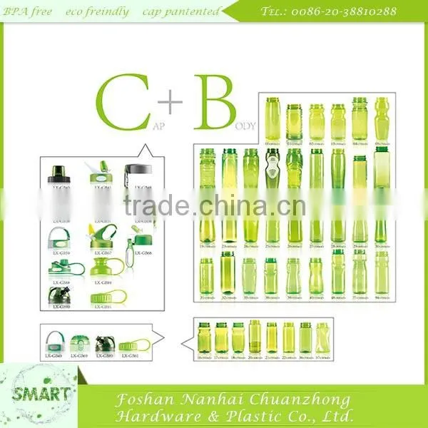 2014 High Quality New Design Eco Friendly Plastic Water Bottle