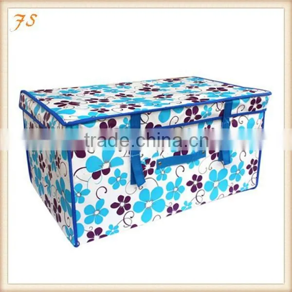 Mickey and footprint non woven foldable storage box for kids