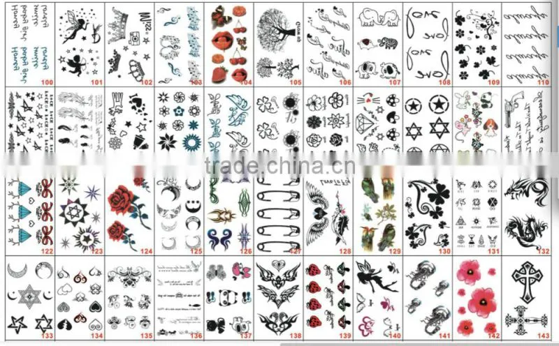 colorful body art customize sweets temporary confectionery tattoo