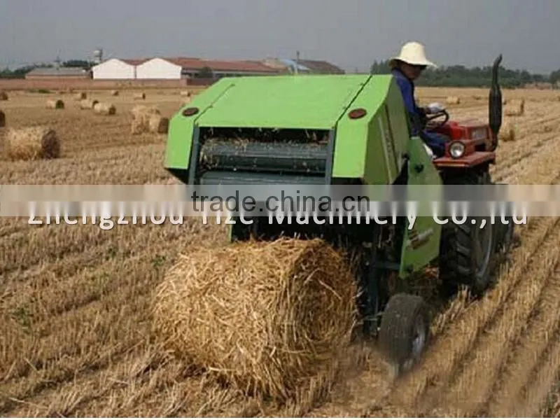 Tractor hay crop bundling machine, Straw hay bundling machine, Straw hay baling machine