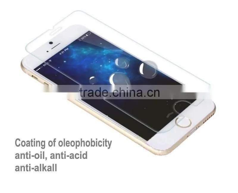 Clear Premium Tempered Glass Screen Protector for Cell Phone, Dust-free, Fingerprint-free, bubble free &Oil Stains Coating