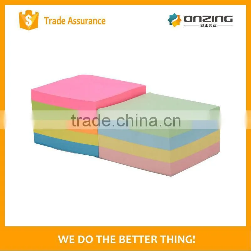 New style color paper customized writing pads