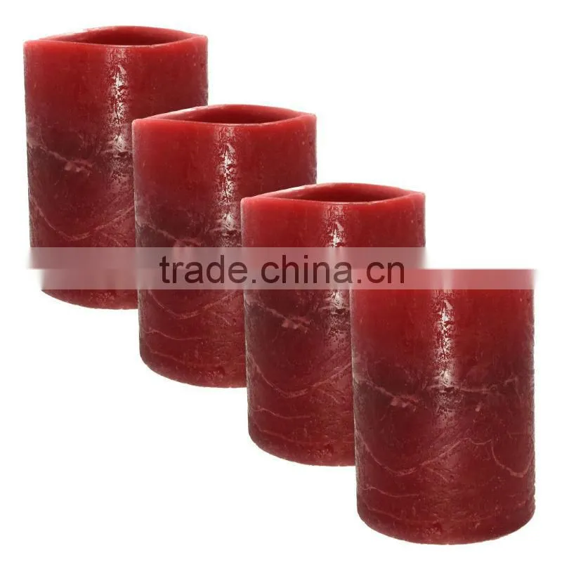 Decorative scented candle battery led candle wholesale with timer