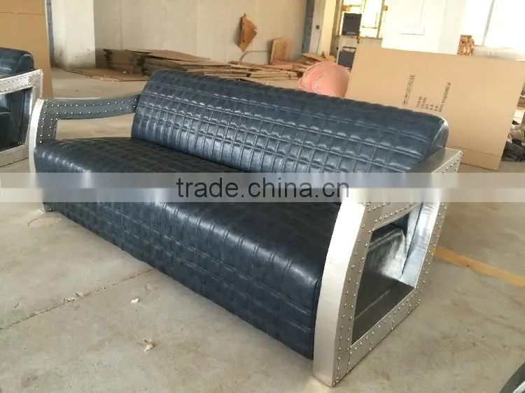 AVIATOR Aluminium 3 seater sofa