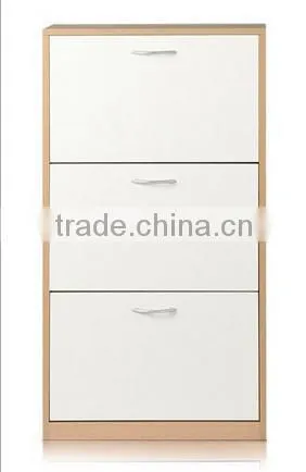 cheap price melamine MDF shoe cabinet/shoe rack