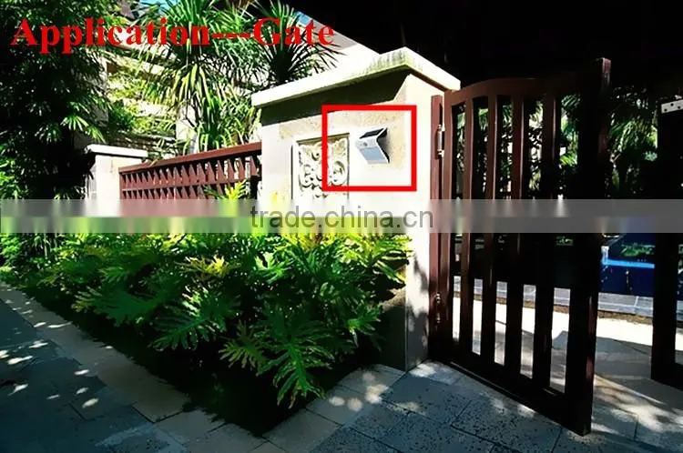 New 2016 3.7v solar light battery 0.8w monocrystalline silicon solar panel powerful solar light for garden