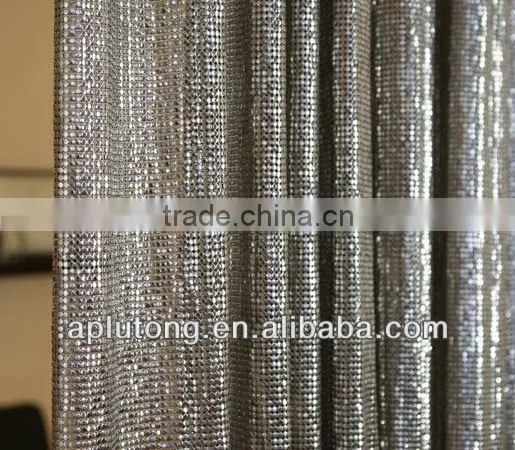 2014 modern design gold metallic mesh fabric/factory supplying
