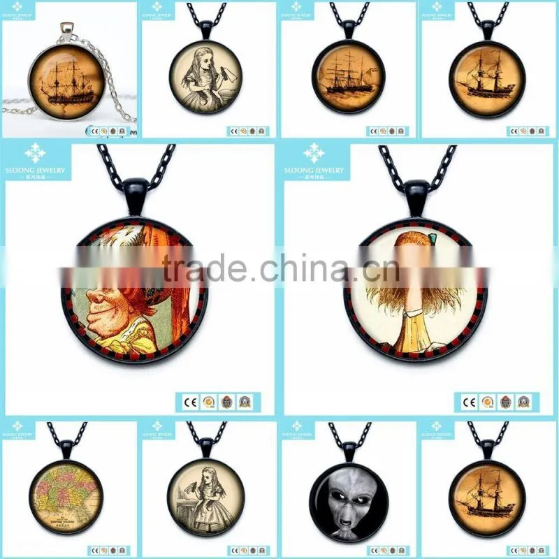 Wholesale Charms Round Pendant Jewelry for Beautiful Ladies