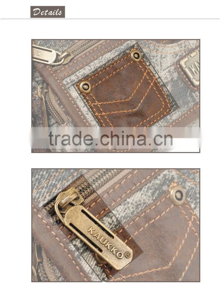 High Density Cotton Canvas Bag Boy Cycling Waist Bag for Men