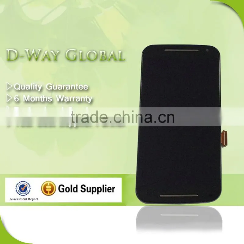 China Supply Original lcd for Motorola Moto G2 Lcd Display With Frame Replacement