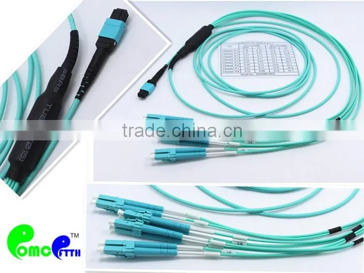 Chinese high quality MTP to LC fiber optic patch cord