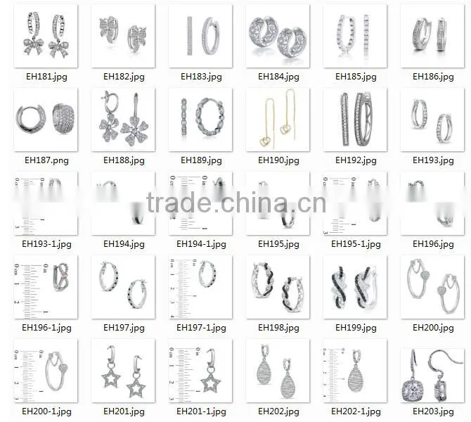 China Supplier 925 hoop earring gold plated