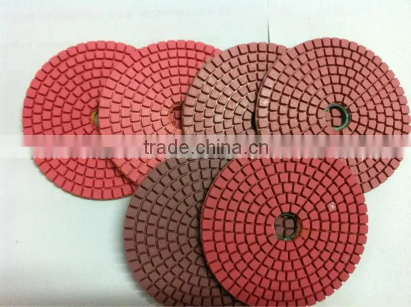 fast gloss and long life wet diamond polishing pads