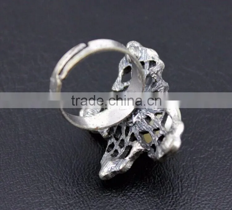 Cheap price good quality women fake silver pearl rings