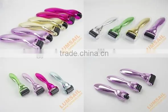 Cellulite reduction wrinkle removal titanium needles dermaroller 3 in 1