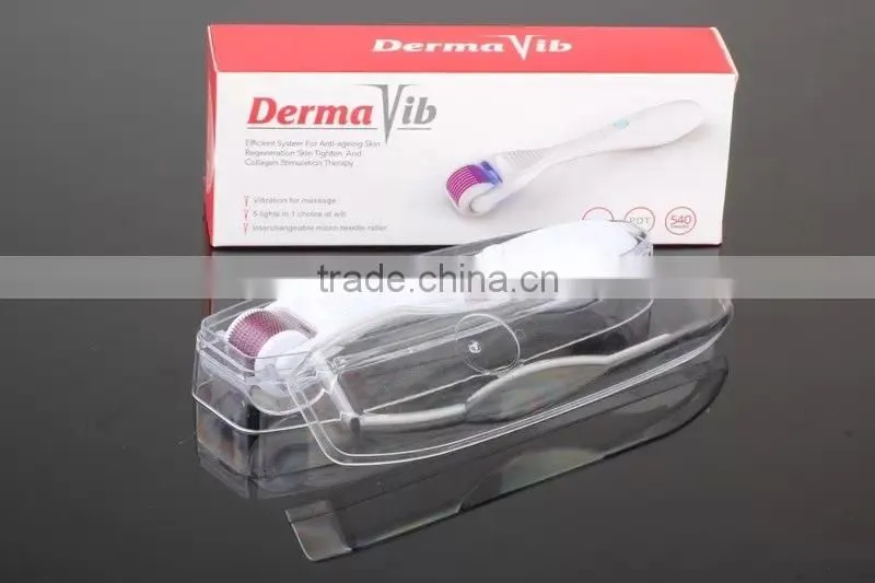 6 in 1 derma roller/ 540 needles Massage LED PDT Derma Vib
