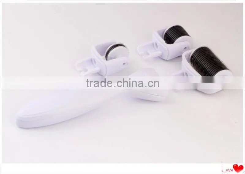 2015 newest 180/600/1200pins 3 in 1 derma roller