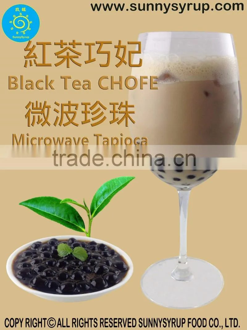 Microwave Tapioca Pearl CHOFE Black Tea flavor 2016 new technology