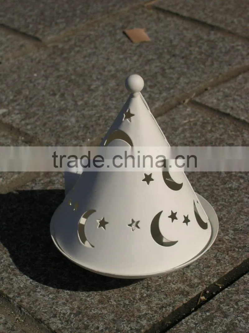 different size vintage wedding iron lantern candle holders