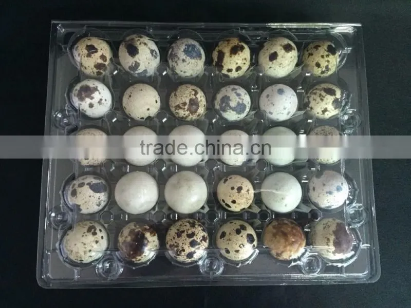 12 hole clear PVC quail egg tray for sale