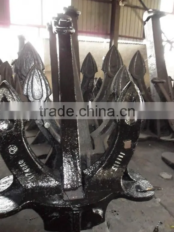 High Quality steel casting ZG200-400C Material Hall ship anchor design Ship anchor