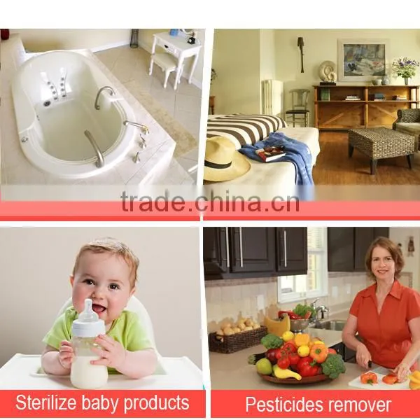 2013 Hot sales home use blue 5g ozone generator