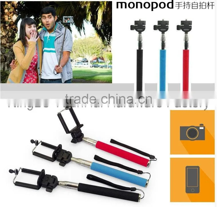 Factory supply extendable monopod for cellphone,Monopod for Camera accessories