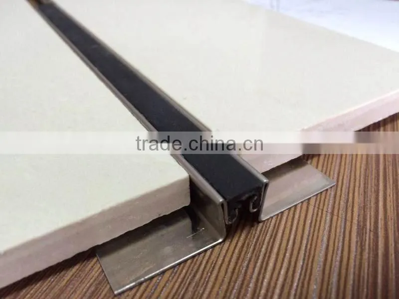stainless steel tile movement joint
