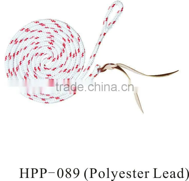 Three stranded nylon rope lead with NP snap